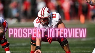 2024 NFL Draft OL Tanor Bortolini on impressive offseason draft prep and more [upl. by Inness143]