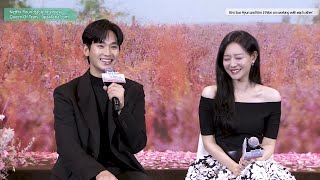 Kim Soo Hyun and Kim Ji Won on working together in Queen Of Tears at Netflix’s Roundtable Interview [upl. by Shayla]