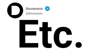 Etc Significado En Español [upl. by Evatsug891]