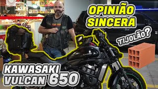 KAWASAKI VULCAN S 650 OPINIÃO SINCERA REVIEW [upl. by Lambertson431]