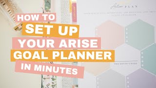 How To Set Up Your Arise Devotional Planner In Minutes [upl. by Nyrat94]