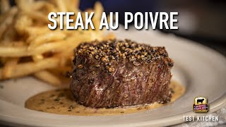 How to Make Steak Au Poivre  Classic French Recipe [upl. by Hoxie]