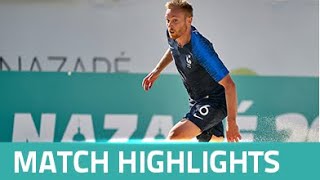 🔴 HIGHLIGHTS FRA V POR  Euro Beach Soccer League Superfinal Nazare 2020 [upl. by Anedal282]