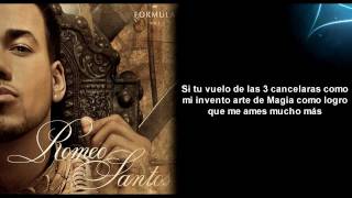 Llévame Contigo  Romeo Santos Letra  Formula Vol1 2011 HD [upl. by Tirreg]