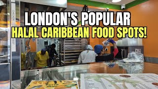 Londons Popular Halal CARIBBEAN FOOD Spots BAKERS DOZEN BAKERY Brixton Hill [upl. by Olinde16]