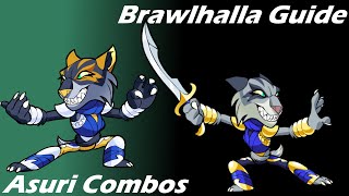 Brawlhalla Guide  Easy Asuri Combos [upl. by Ambros30]