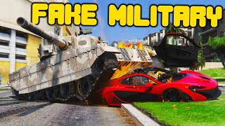 Fake Military Takes Over The City  GTA 5 RP [upl. by Eelamme346]