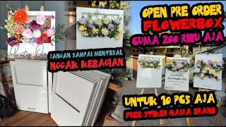 Flowerbox Open PO Murah dan Estetik [upl. by Civ]