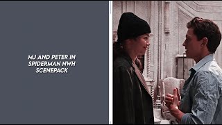 mj and peter in spiderman no way home scenepack [upl. by Essa]