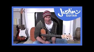 One Minute Changes Guitar Lesson BC115 Guitar for beginners Stage 1 [upl. by Klinger]