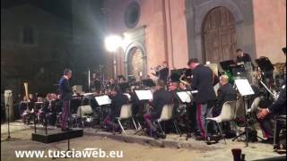 Civita di Bagnoregio  La banda della polizia in concerto [upl. by Nogras284]