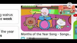 The Singing ￼Walrus Presents Months of the Year Song On iPhone 12 Pro StreamOnPeacock [upl. by Accebar]