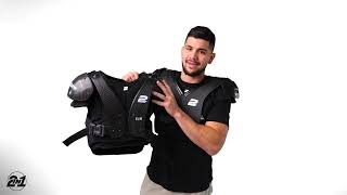 2in1 Shoulder Pads Review By Former Baylor University Running Back Silas Nacita [upl. by Jeanette]