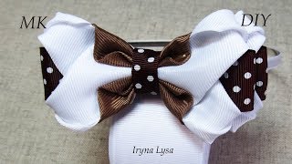 DIY Bow With Grosgrain Ribbon [upl. by Catlin]