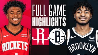 ROCKETS at NETS  FULL GAME HIGHLIGHTS  January 27 2024 [upl. by Gwyn934]