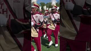 Bethune Cookman marching off Pregame Homecoming 2023 [upl. by Ahsietal210]