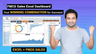 Sales Dashboard in Excel for FMCG Companies  Pivot Table Tutorial [upl. by Pitchford]