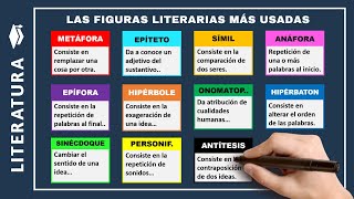 🔵​LAS PRINCIPALES 10 FIGURAS LITERARIAS  Cuáles son las figuras literarias más usadas [upl. by Calandria702]