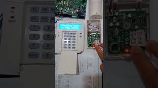 HOW TO ADD WIRELESS ZONE IN MG5050 USING K32LCD [upl. by Lyssa587]