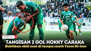 ASAHAN YEOM KIHUN HOKKY CARAKA SUKSES CETAK 2 GOL PSS SLEMAN VS AREMA FC  STRIKER TIMNAS MEMANAS [upl. by Anitsrihc]