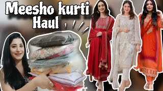 MEESHO kurti haul 🥰💕  Meesho kurti set haul  meesho kurti haul  meesho haul [upl. by Lee58]