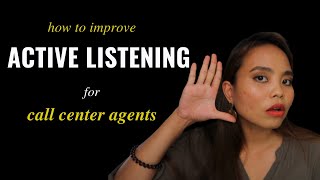 How to Improve Active Listening for Call Center Agents [upl. by Ludwog256]