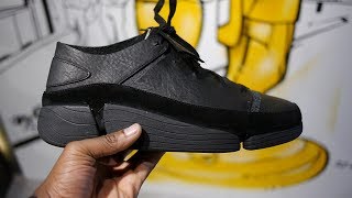 Clarks Trigenic Evo Quick Look amp On Feet Tripple Black [upl. by Atsirhc]