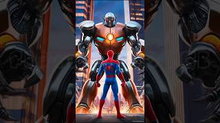 Superheroes and Robots A Fusion of Power shorts spiderman robot fusion hybrid animation ff [upl. by Tracie]