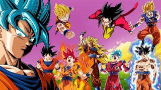 All of Gokus Transformations [upl. by Jobyna343]