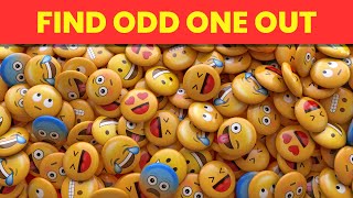 Find ODD ONE OUT EMOJI in 5 seconds 🐱🐶🐼😆😍 [upl. by Rudich]