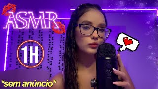 ASMR  1H BEIJINHOS NO MICROFONE  kisses sounds 💋 [upl. by Dorn]