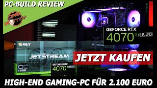 Der beste GamingPC Build 2024  RTX 4070 Ti Super GamingPC für 2100 Euro im Test  DasMonty Edi [upl. by Nelloc]