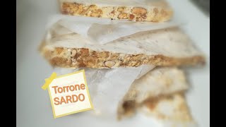 TORRONE SARDO fatto in casa [upl. by Waldo]