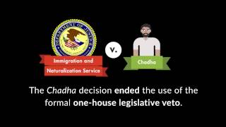 Immigration and Naturalization Service v Chadha Case Brief Summary  Law Case Explained [upl. by Judsen]