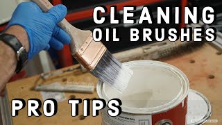 How To Clean A Paint Brush  Pro Tips [upl. by Haliled]