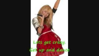 Hannah Montana Lets Get Crazy KaraokeInstrumental [upl. by Ahsaret]