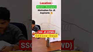 Junior Engineer CPWD JE Office Visit 🤑 sscje ssc sscjeoffice motivation shorts short study [upl. by Ainit]