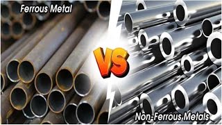 Difference between Ferrous and NonFerrous Metals [upl. by Xila]