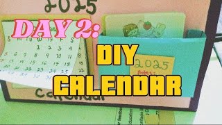 DAY 2 DIY CALENDAR 2025mini vlog [upl. by Gerc]