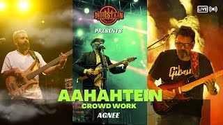 Wow Watch Agnee Perform Aahatein In This Rare Live Performance Video from Indiestaan music [upl. by Resneps]