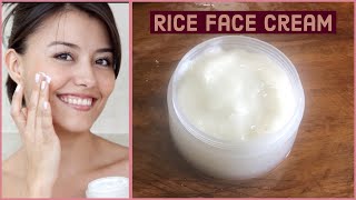 DIY Rice Cream  Skin Whitening amp Anti Aging Rice Cream [upl. by Elyse636]