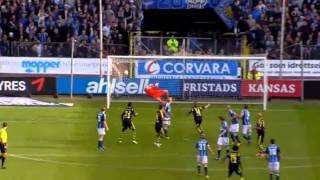 DIF  AIK 169 2012 03 Highlights Sista Råsunda Derbyt [upl. by Delanie]