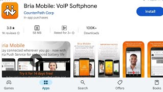 How To Install Bria Mobaile Volp SoftPhone Apps  How To Download Bria Mobaile Volp SoftPhone Apps [upl. by Gayelord531]