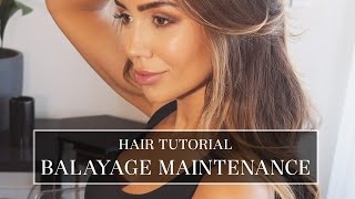 HAIR TUTORIAL  BALAYAGE MAINTENANCE  Pia Muehlenbeck [upl. by Dyol]