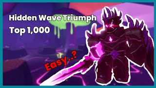 Hidden Wave Triumph  Tower Defense Simulator [upl. by Chace274]