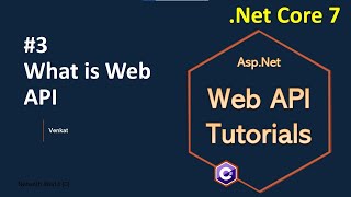 Part 3 What is WebREST API  AspNet Core Web API Tutorials C [upl. by Benil]