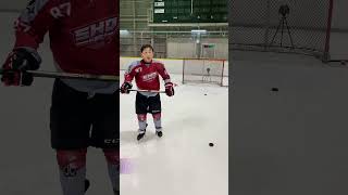 63mph 11yo Hockey Boys Hardest Slap Shots  Skills Competition [upl. by Nehgaem]