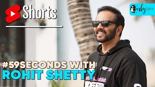 59Seconds With Rohit Shetty  shorts  Curly Tales [upl. by Nafis]