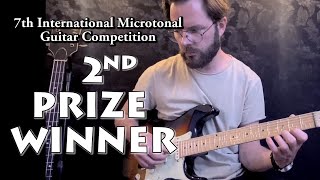 Monorail Etude I by Aart Strootman  2nd Prize Winner  7th Microtonal Guitar Competition [upl. by Ramilahs]