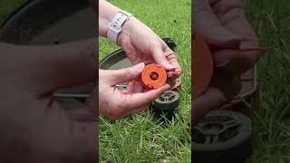 How to Replace String Trimmer Edger Line EASY  Worx Trimmer Spool Line  Weed Eater  Weed Whacker [upl. by Ahsital]